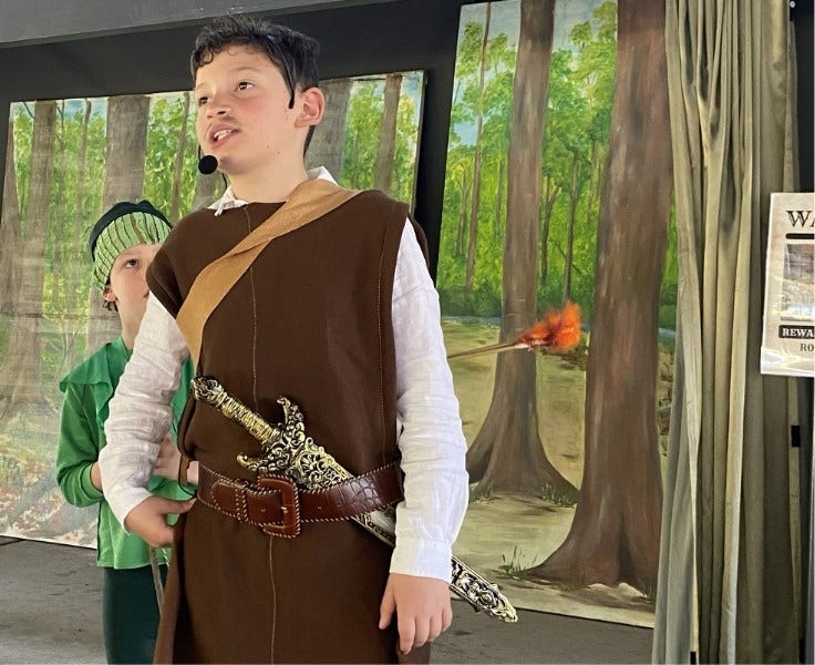 Hillside student performing