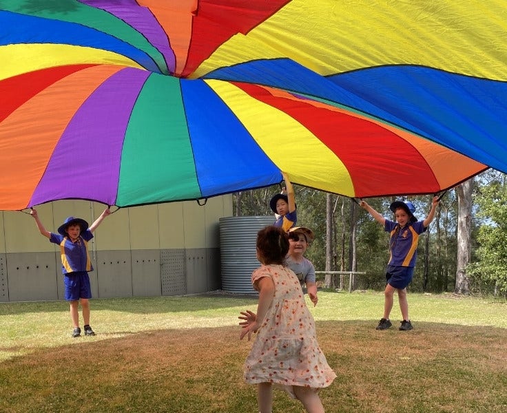 Hillside students play